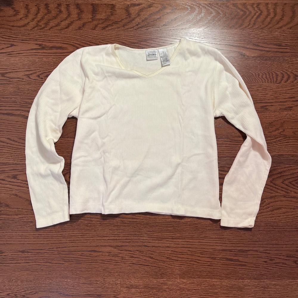 🍟90s vintage cream sweater small